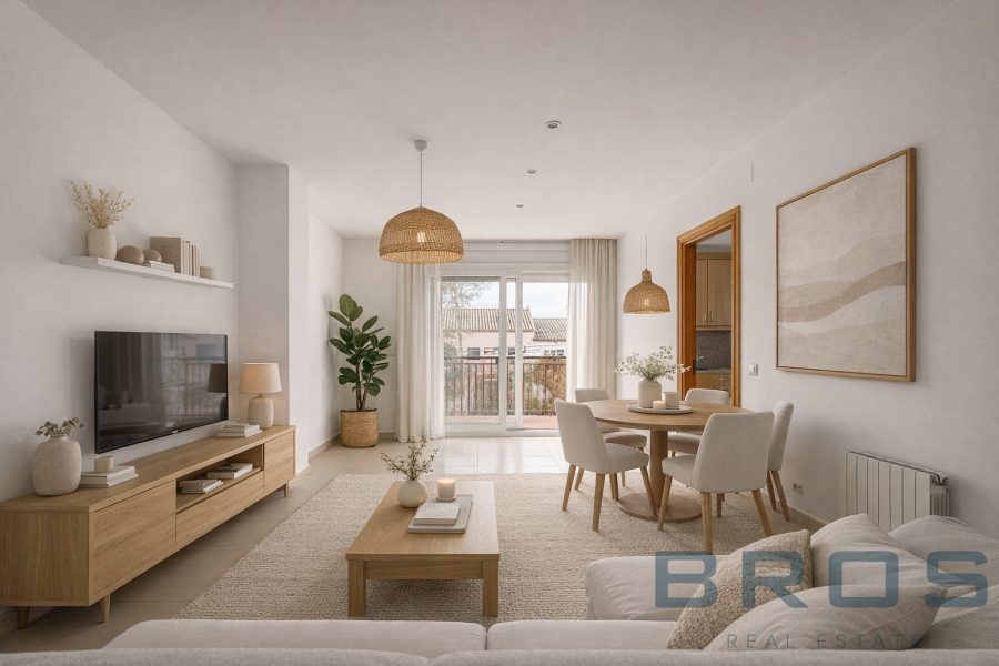 PISO AMPLIO Y LUMINOSO EN ZONA TRANQUILA DE TORROELLA DE MONTGRÍ